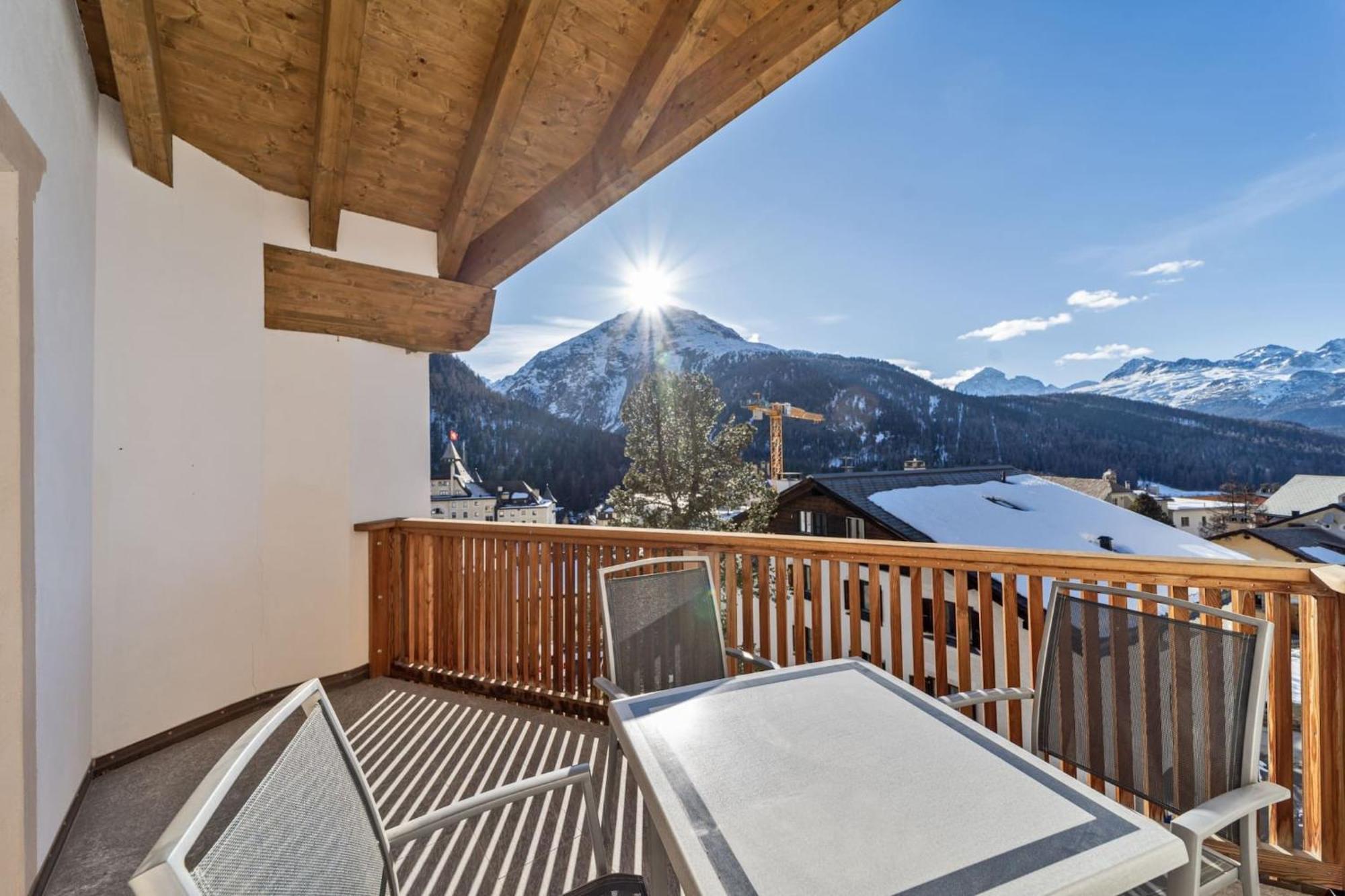 Ferienwohnung Chesa Piz Chalchagn - Pontresina Exterior foto