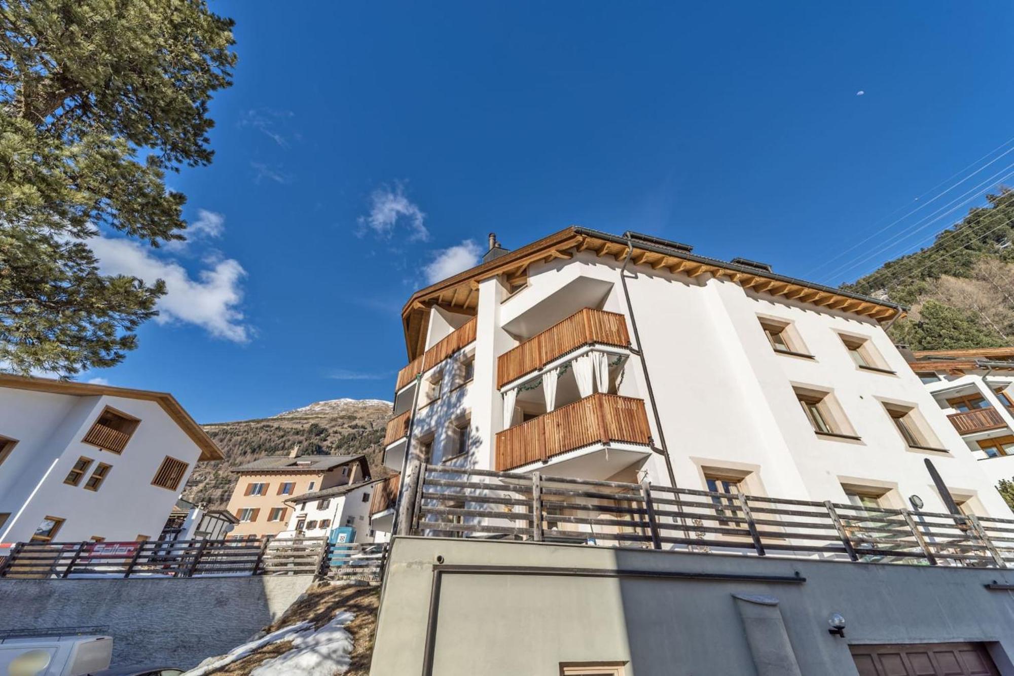 Ferienwohnung Chesa Piz Chalchagn - Pontresina Exterior foto