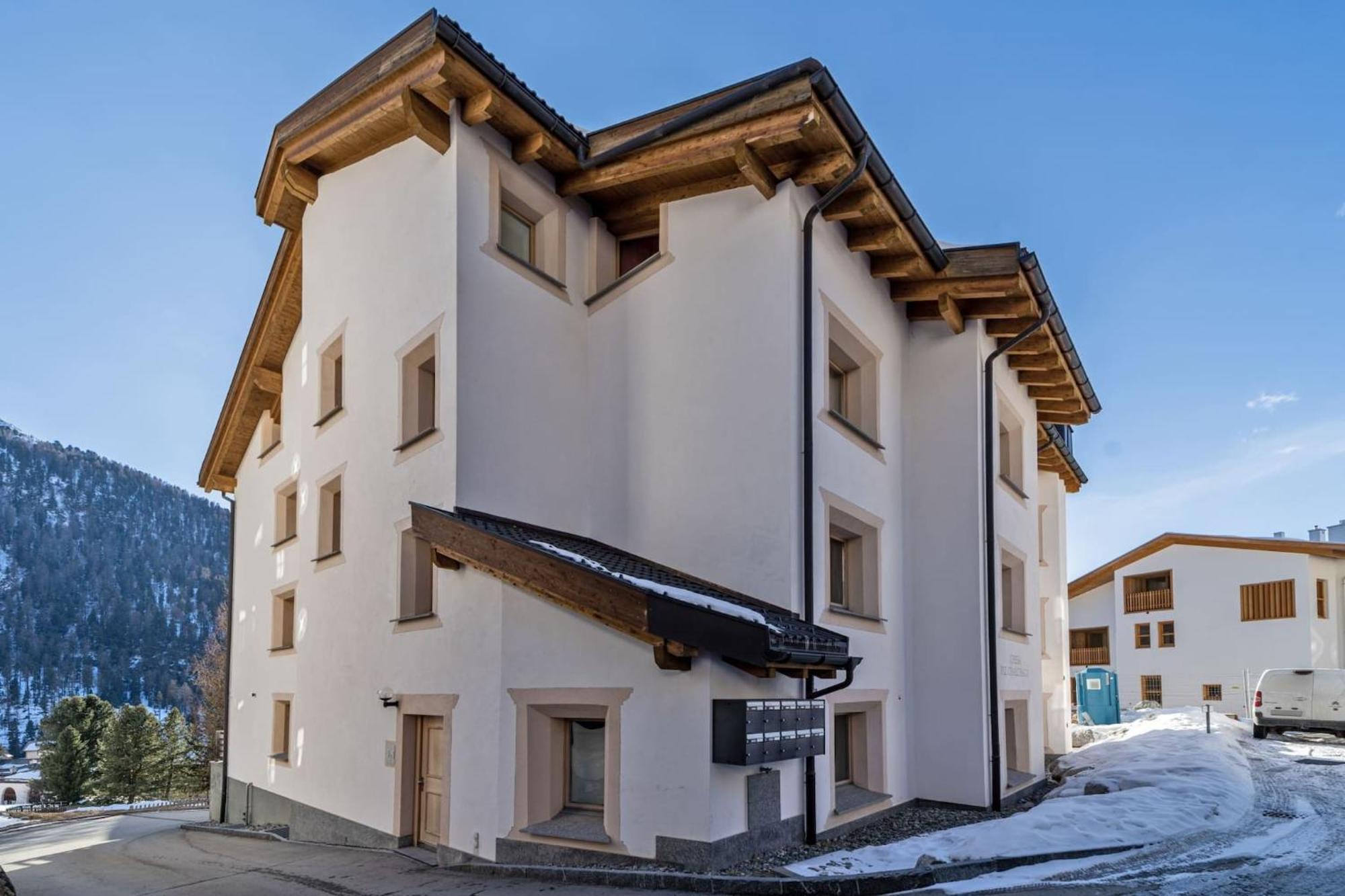 Ferienwohnung Chesa Piz Chalchagn - Pontresina Exterior foto